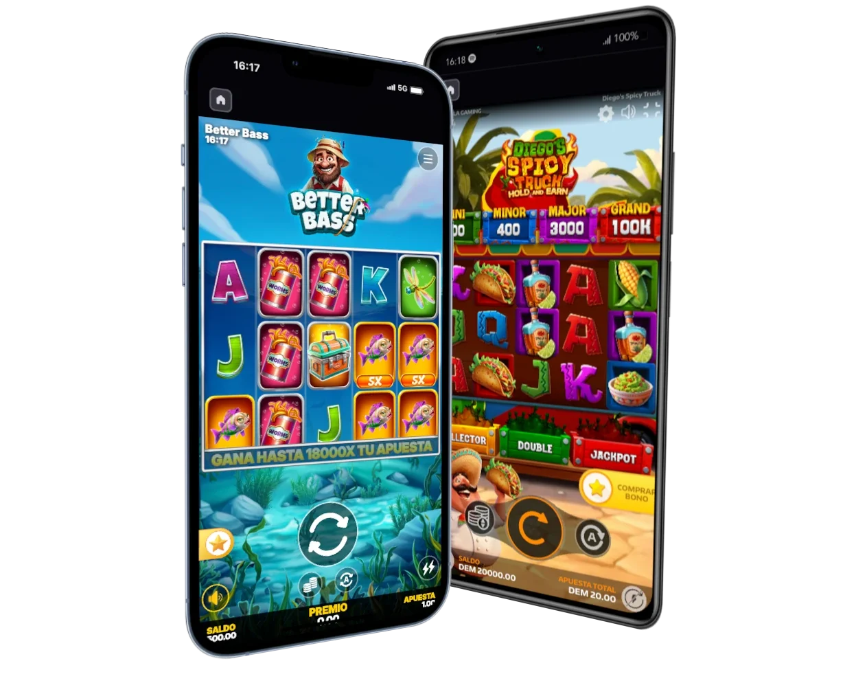 Juego de casino para dispositivos móviles