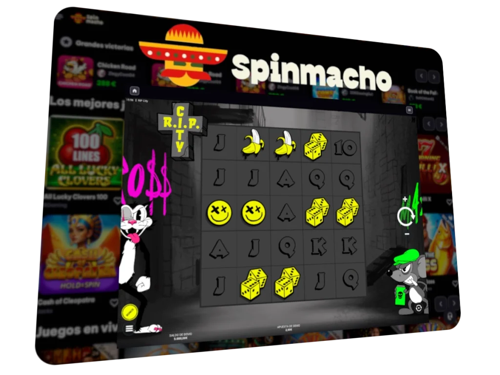 Jugabilidad de la tragamonedas Spinmacho