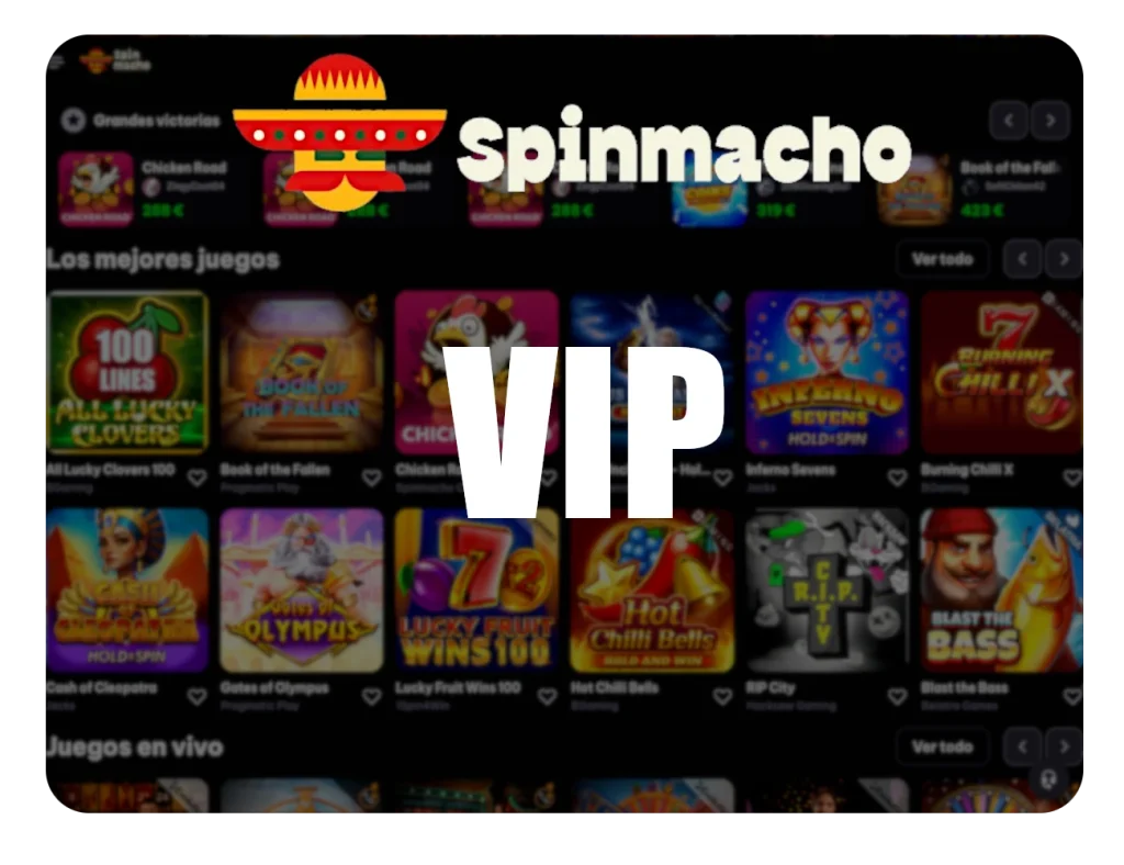 Spinmacho VIP Logotipo