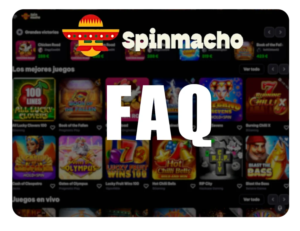 Spinmacho FAQ Logotipo
